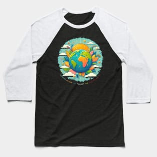 Climate action: Our planet, our responsibility. Baseball T-Shirt